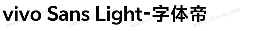 vivo Sans Light字体转换